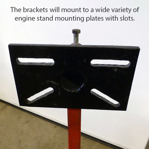 Deluxe Yamaha XS650 Engine Stand Brackets - Image 8